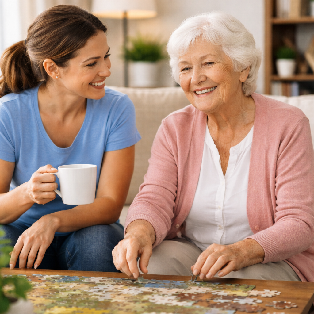 Gesellschaft mit Senioren
